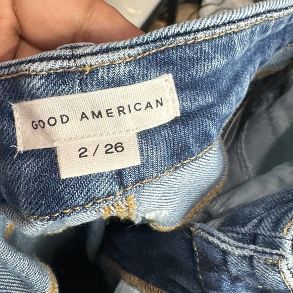 Good American Good Legs Straight Jean In Indigo333 Size 2/26 NWT - Picture 9 of 12